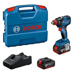 AKTION: BOSCH Professional GDX 18V-200 Akku-Drehschlagschrauber 2x 18,0 V, mit 2 Akkus mit Prämie nach Registrierung
