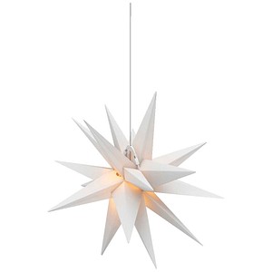 goobay 3D LED Weihnachtsstern weiß, 1 St.