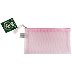 FolderSys Reißverschlussbeutel Candy-Bag DIN lang rot/pastell rosé 0,20 mm, 1 St.