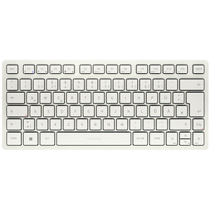CHERRY KW 7100 MINI BT Tastatur kabellos milchweiß