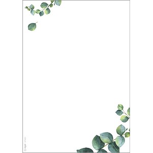 SIGEL Motivpapier weiß,grün DIN A5 90 g/m² 100 Blatt