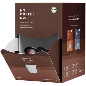 MY COFFEE CUP ESPRESSO FORTISSIMO Bio-Kaffeekapseln, Arabicabohnen 100 St.