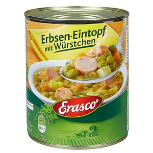 Erasco Erbsen mit Würstchen Eintopf 800,0 g