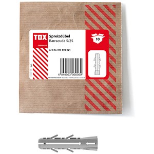TOX BARRACUDA 013600021 Spreizdübel Ø 5 mm x 25 mm, 10 St.