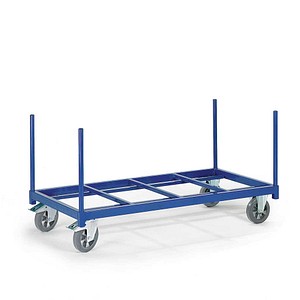 Rollcart Plattenwagen 02-1234 blau 168,0 x 88,0 x 30,5 cm