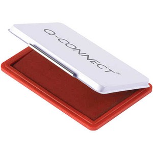Q-CONNECT Stempelkissen rot 11,0 x 7,0 cm, 1 St.