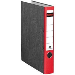 Printus Ordner rot marmoriert Karton 5,0 cm DIN A4 Printus Ordner rot marmoriert Karton 5,0 cm DIN A4
