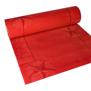 PAPSTAR Tischläufer Rising Star 88167 rot 40,0 cm x 24,0 m, 1 St.