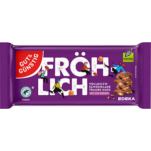 GUT&GÜNSTIG FRÖHLICH Schokolade 100,0 g, 1 St.