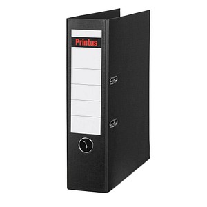 Printus Ordner schwarz Kunststoff 8,0 cm DIN A4 Printus Ordner schwarz Kunststoff 8,0 cm DIN A4