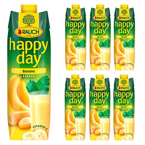 happy day Fruchtnektar Banane 6x 1,0 l