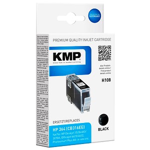 KMP H108 schwarz Tintenpatrone ersetzt HP 364 (CB316EE) KMP H108 schwarz Tintenpatrone ersetzt HP 364 (CB316EE)
