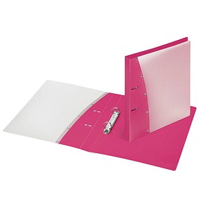 VELOFLEX Diamond Präsentationsringbücher 2-Ringe pink 2,9 cm DIN A4, 1 St.