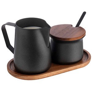 APS Milch- und Zucker-Set Miluro schwarz, 1 St.