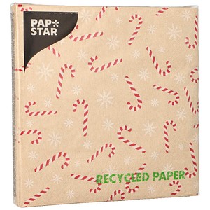 PAPSTAR Servietten Candy Canes 20 St.