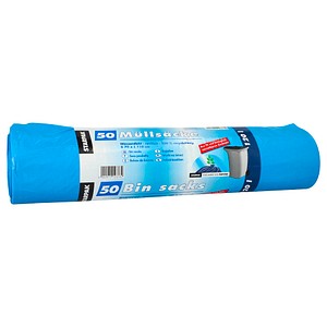 STARPAK Müllbeutel 120,0 l blau 24,0 µm, 50 St.