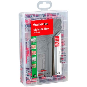 fischer Meister-Box Altbau 540096 Universaldübel-Sortiment, 150-teilig