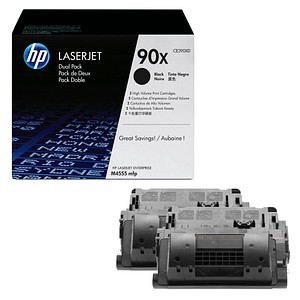 2 HP 90X (CE390XD) schwarz Tonerkartuschen 2 HP 90X (CE390XD) schwarz Tonerkartuschen