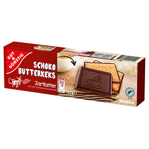 GUT&GÜNSTIG Schoko-Butterkeks Zartbitter Kekse 125,0 g, 1 St.