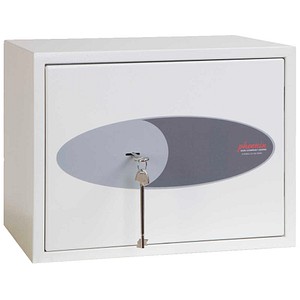 phoenix FORTRESS KEY SAFES Schlüsseltresor signalweiß mit 42 Haken, Doppelbartschloss, 45,0 x 24,5 x 30,0 cm, 1 St.