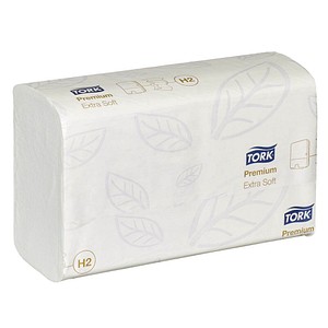 TORK Papierhandtücher 100297 Xpress® H2 Premium Extra Soft Interfold-Falzung 2-lagig 2.100 Tücher