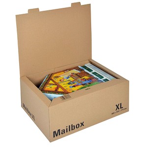 ColomPac® Versandkartons CP 098 Mailbox XL 46,5 x 34,9 x 18,4 cm, 10 St.