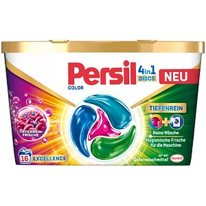 Persil COLOR 4in1 DISCS TIEFENREIN Waschmittel Caps, 16 St.