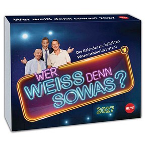 Heye Abreißkalender Wer weiß denn sowas 2027, 1 St.