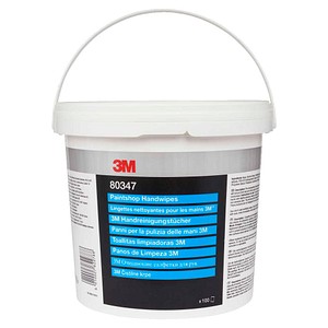 3M Handreinigungstücher Lackiererei 2-lagig weiß, 100 Tücher