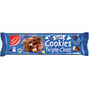 GUT&GÜNSTIG Soft Cookies Triple Choc Kekse 175,0 g, 1 St.