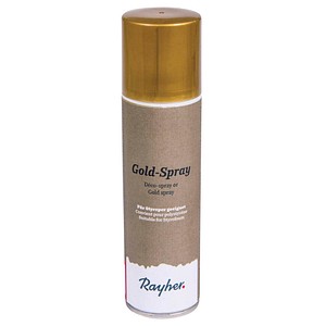 Rayher Acrylspray Sprühfarbe gold 150,0 ml, 1 St.