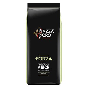 PIAZZA D'ORO FORZA Espressobohnen Arabicabohnen kräftig 1,0 kg