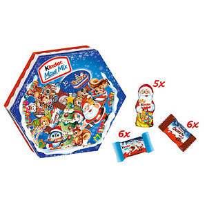kinder Mix Weihnachtsteller Schokolade 15 St./ 143,0 g, 1 St.