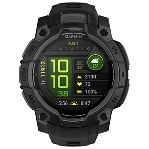 GARMIN Instinct 3 AMOLED 45 mm Smartwatch schwarz