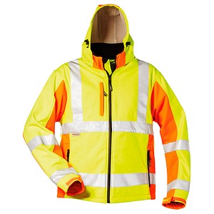 elysee® unisex Warnjacke JIM gelb, orange Größe 2XL