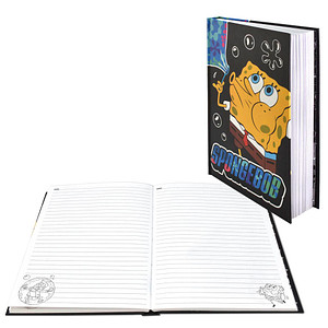 BlueSky Notizbuch SpongeBob DIN A5 liniert, SpongeBob Hardcover 120 Seiten, 1 St.
