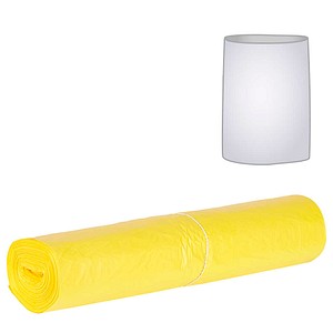 Müllbeutel 120,0 l gelb 20,0 µm, 50 St.