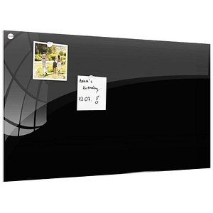 ALLboards Glas-Magnettafel 150,0 x 100,0 cm schwarz