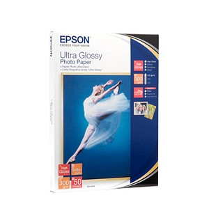 EPSON Fotopapier S041944 13,0 x 18,0 hochglänzend 300 g/qm 50 Blatt EPSON Fotopapier S041944 13,0 x 18,0 hochglänzend 300 g/qm 50 Blatt