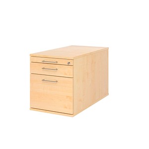 HAMMERBACHER TC20 Rollcontainer ahorn 3 Auszüge 42,8 x 80,0 x 51,2 cm