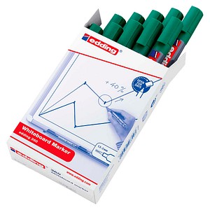 edding 360 Whiteboard-Marker grün 1,5 - 3,0 mm, 10 St.
