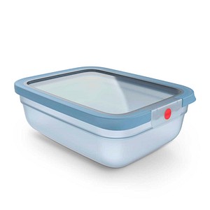 emsa Frischhaltedose ONECLICK 8,5 cm hoch blau 2,3 l, 1 St.