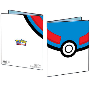 Sammelalbum Pokémon 9-Pocket für Sammelkarten 29,6 x 23,2 cm 10 Seiten/9 Fächer