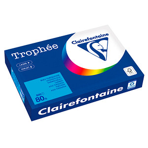 Clairefontaine Kopierpapier Trophée karibischblau DIN A3 80 g/m² 500 Blatt