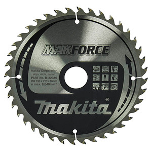 makita B-32340 MAKFORCE Kreissägeblatt 190,0 mm, 40 Zähne, 1 St.