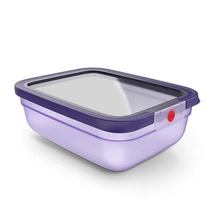 emsa Frischhaltedose ONECLICK 8,5 cm hoch violett 2,3 l, 1 St.