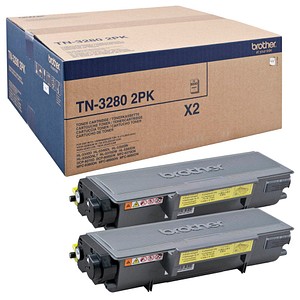2 brother TN-3280 schwarz Toner 2 brother TN-3280 schwarz Toner