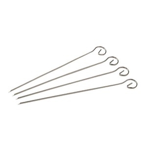 FACKELMANN Grillspieße Schaschlik silber, 4 St.