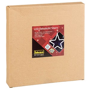 Idena Dekostern LED Dekoleuchte weiß, 1 St.
