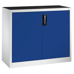 CP Stahlschrank 8831-000 S10207 lichtgrau, enzianblau 1 Fachboden 120,0 x 50,0 x 100,0 cm, aufgebaut, 1 St.